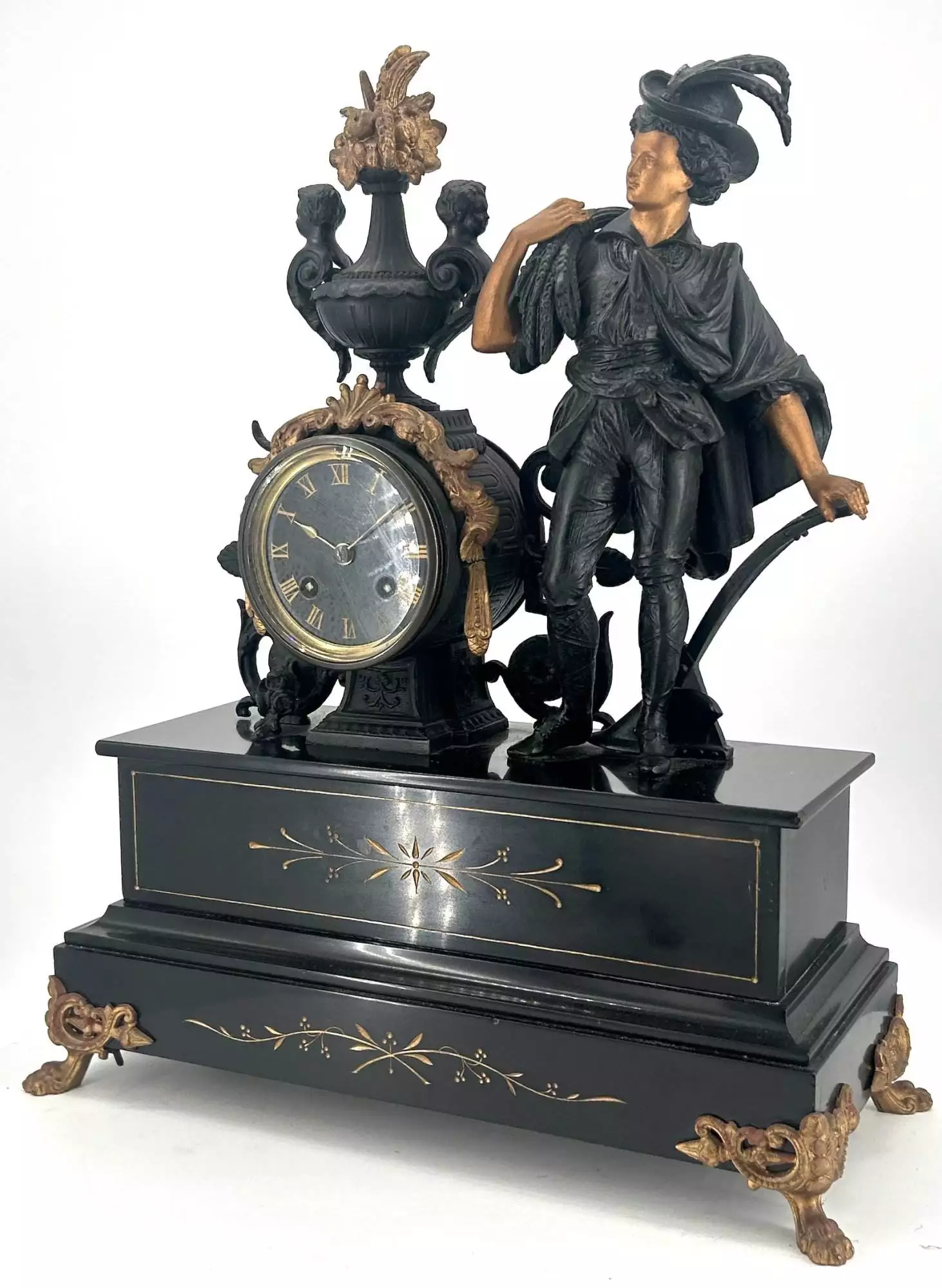 Retro Smiths Art Deco Mantle Clock - ca1950, view 7