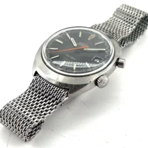 clock-image-202408-286 Intresting English Industrial Fusee Dial wall Clock - ca 1940, view 2
