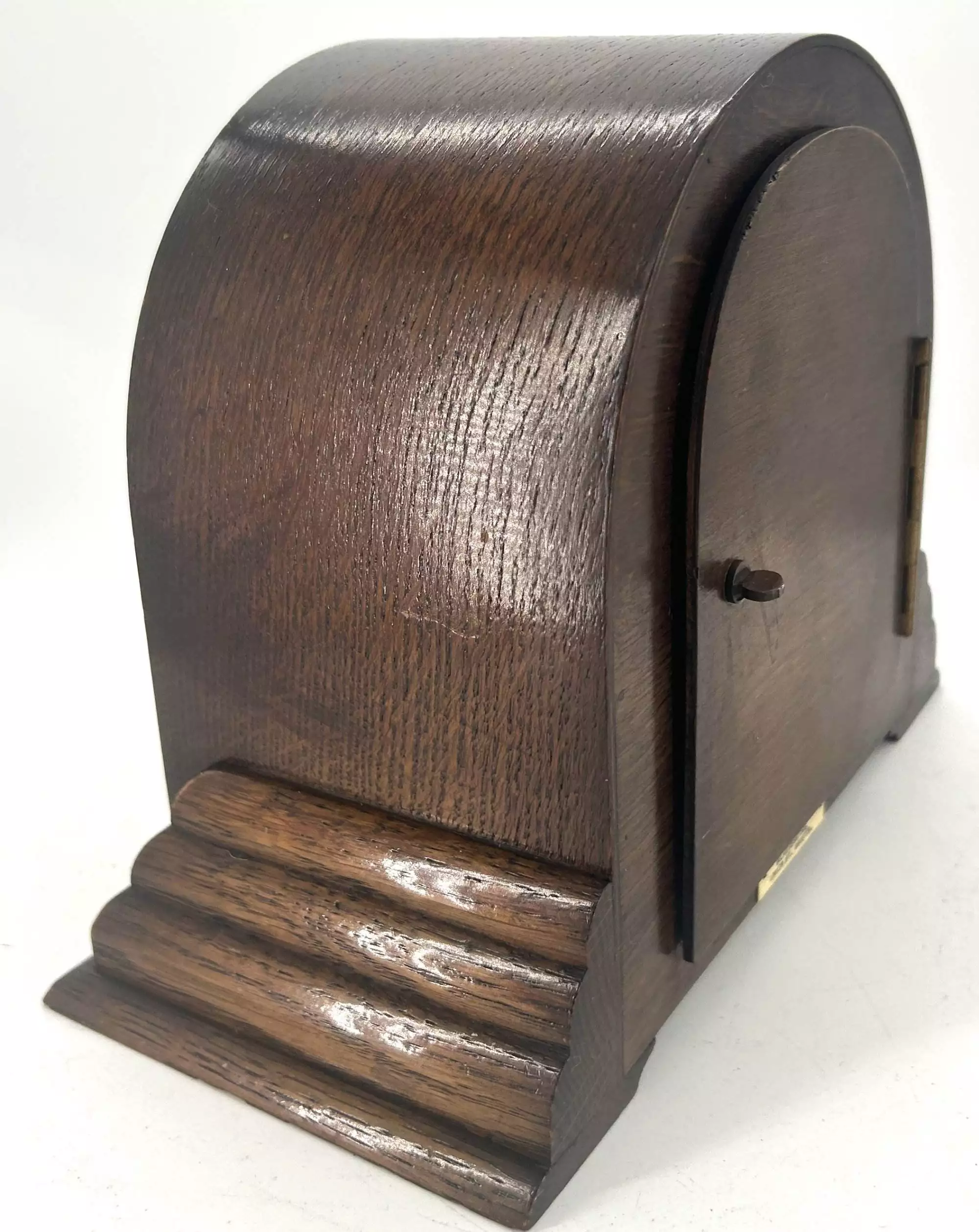 Rare Industrial GPO Post office Mantel Clock, ca1900, view 5