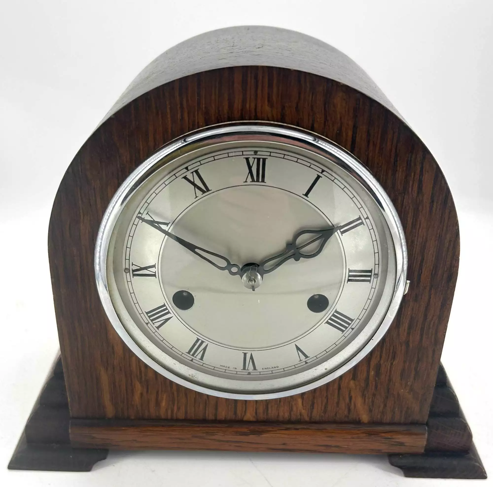 Rare Industrial GPO Post office Mantel Clock, ca1900, view 9