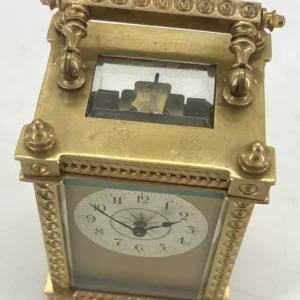 Stylish Edwardian Drum head Mantel Clock - ca1900
