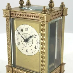 Stylish Edwardian Drum head Mantel Clock - ca1900, view 2