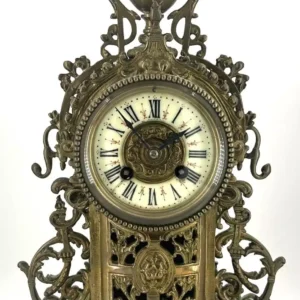 Stunning American Ansonia Bracket Clock ca 1890, view 2