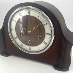 clock-image-202408-589 Mahogany case Single Fusee Dial Clock by Richardsons of Travistock - ca 1890, view 2