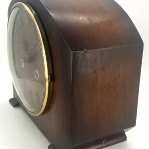 Wonderful Antique Art Nouveau Tulip Shape Mantel Clock C1900, view 2