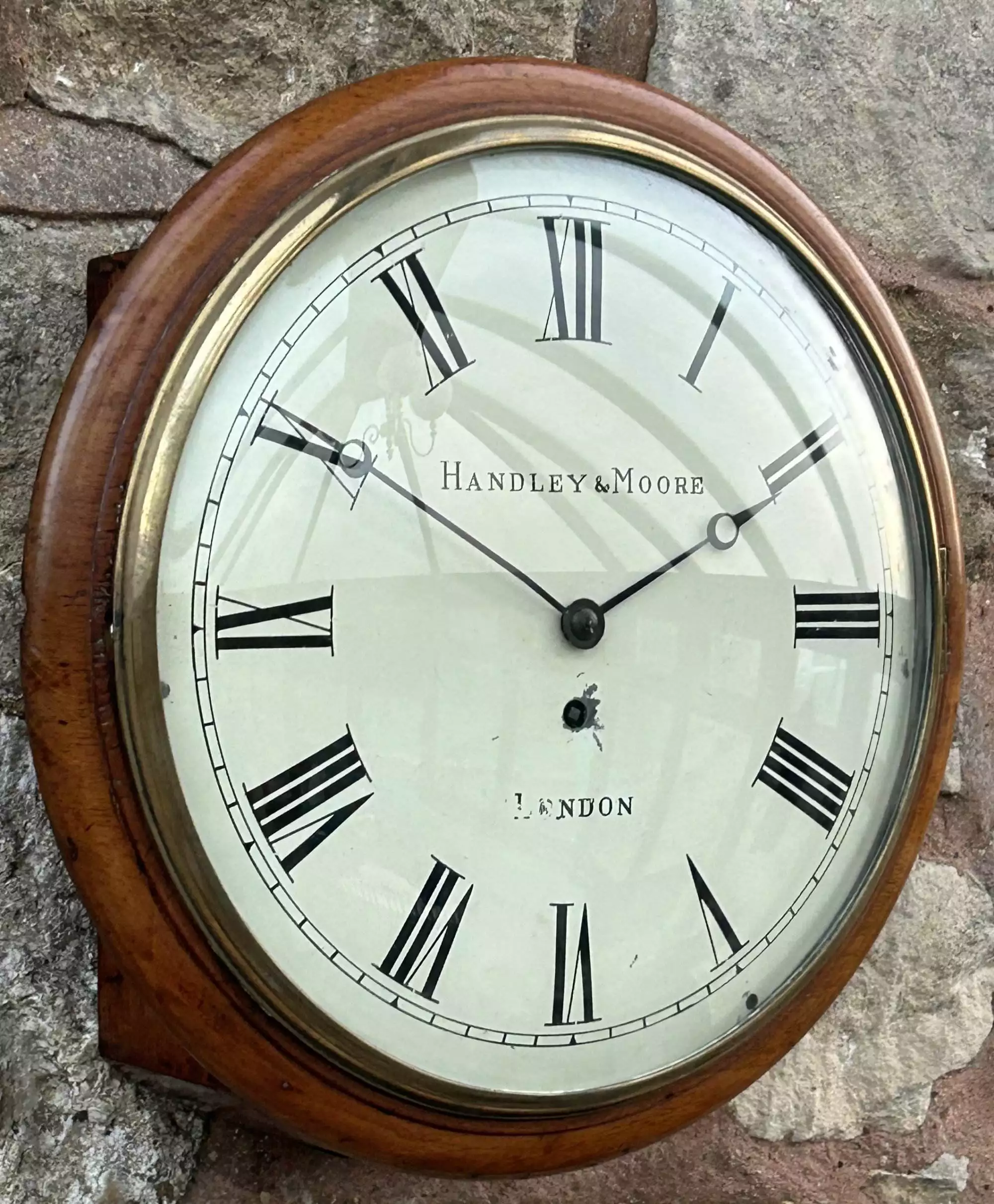 Fantastic single Fusee Wall Clock - ca 1880, view 10
