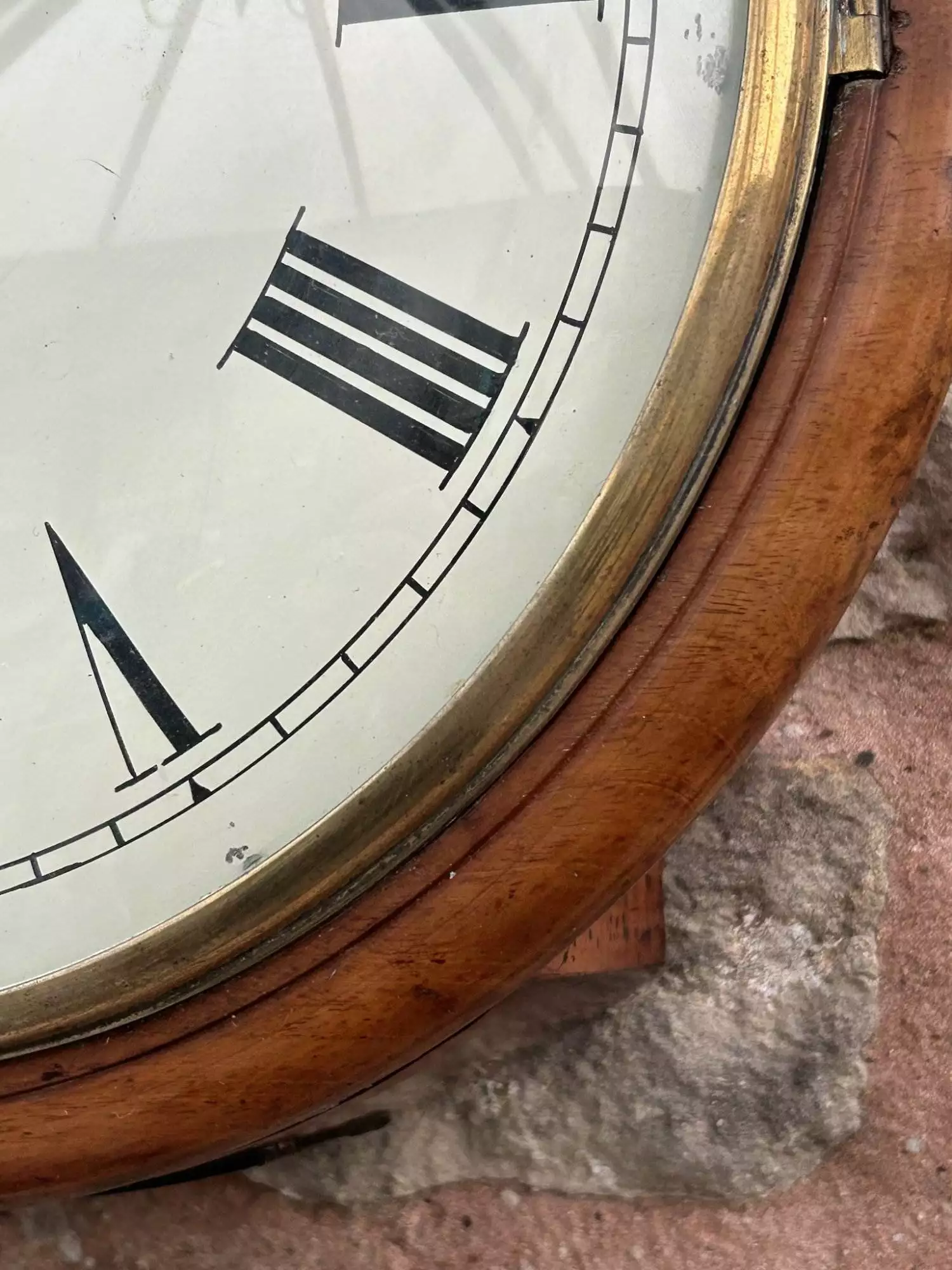 Fantastic single Fusee Wall Clock - ca 1880, view 12