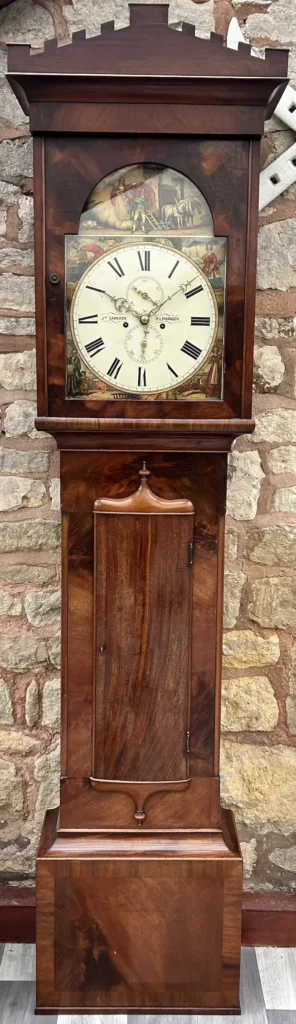 Outstanding Red Chinoiserie English Verge Twin Fusee Bracket Clock, Ca 1760