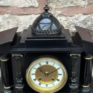 Beautiful Chinoiserie Miniature Mantel Clock - Ca 1900