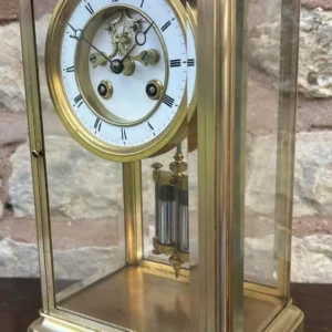 Fabulous Welch Victorian Rosewood Carved Twin Fusee Drop Dial Clock, Ca 1860, view 2