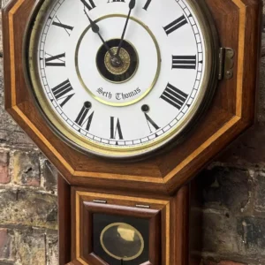 Stunning Biedermeier Vienna Regulator Wall Clock, Ca 1880, view 2