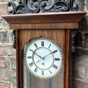 Nice Regency English Fusee Bracket Clock, Ca 1850