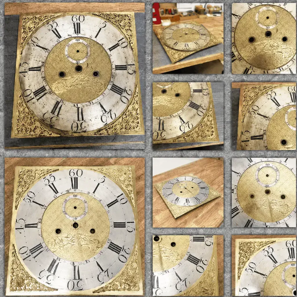 Antique clock restoration at Vintage Clocks
