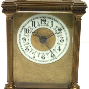 Rare French Carriage Clock With Sweeping Hands, view 2