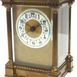 Rare French Carriage Clock With Sweeping Hands