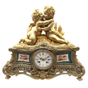 Bronze Ormolu Mantel Clock