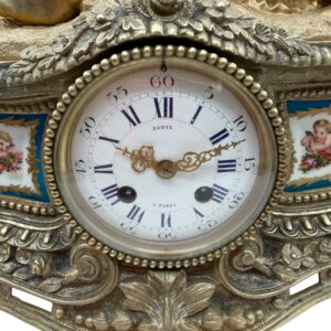 Bronze Ormolu Mantel Clock