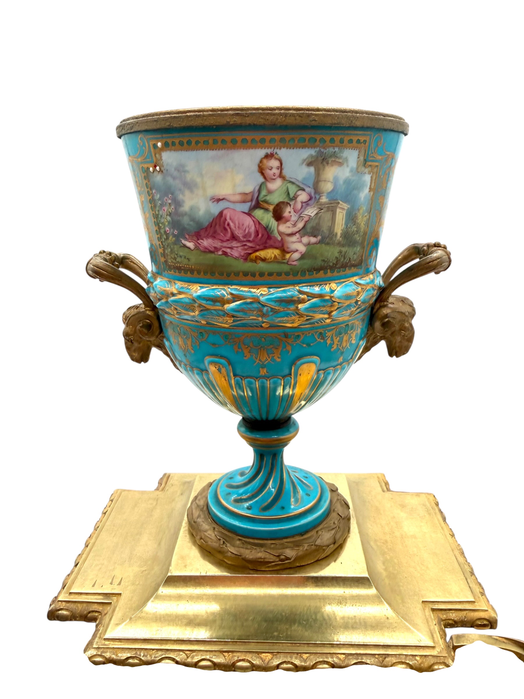 Turquoise Sèvres Panels