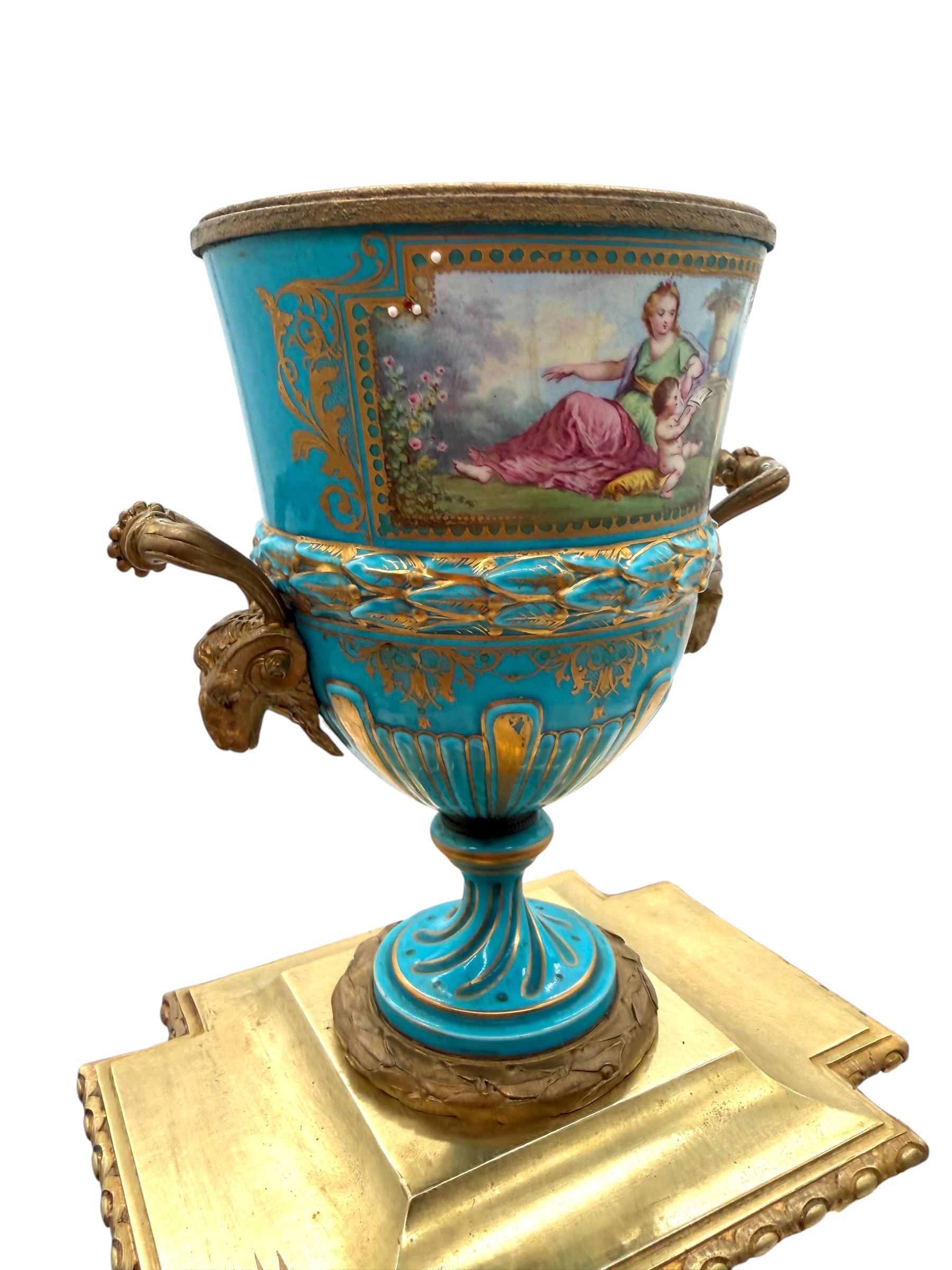 Turquoise Sèvres Panels