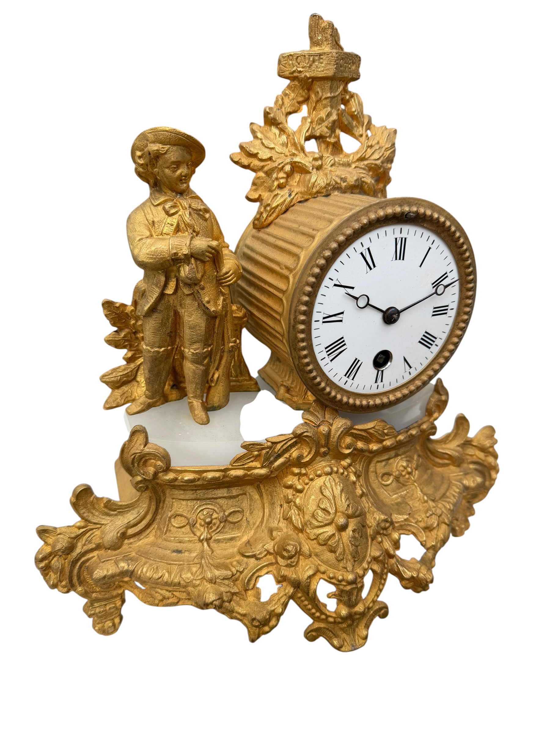 Gilt French Clock