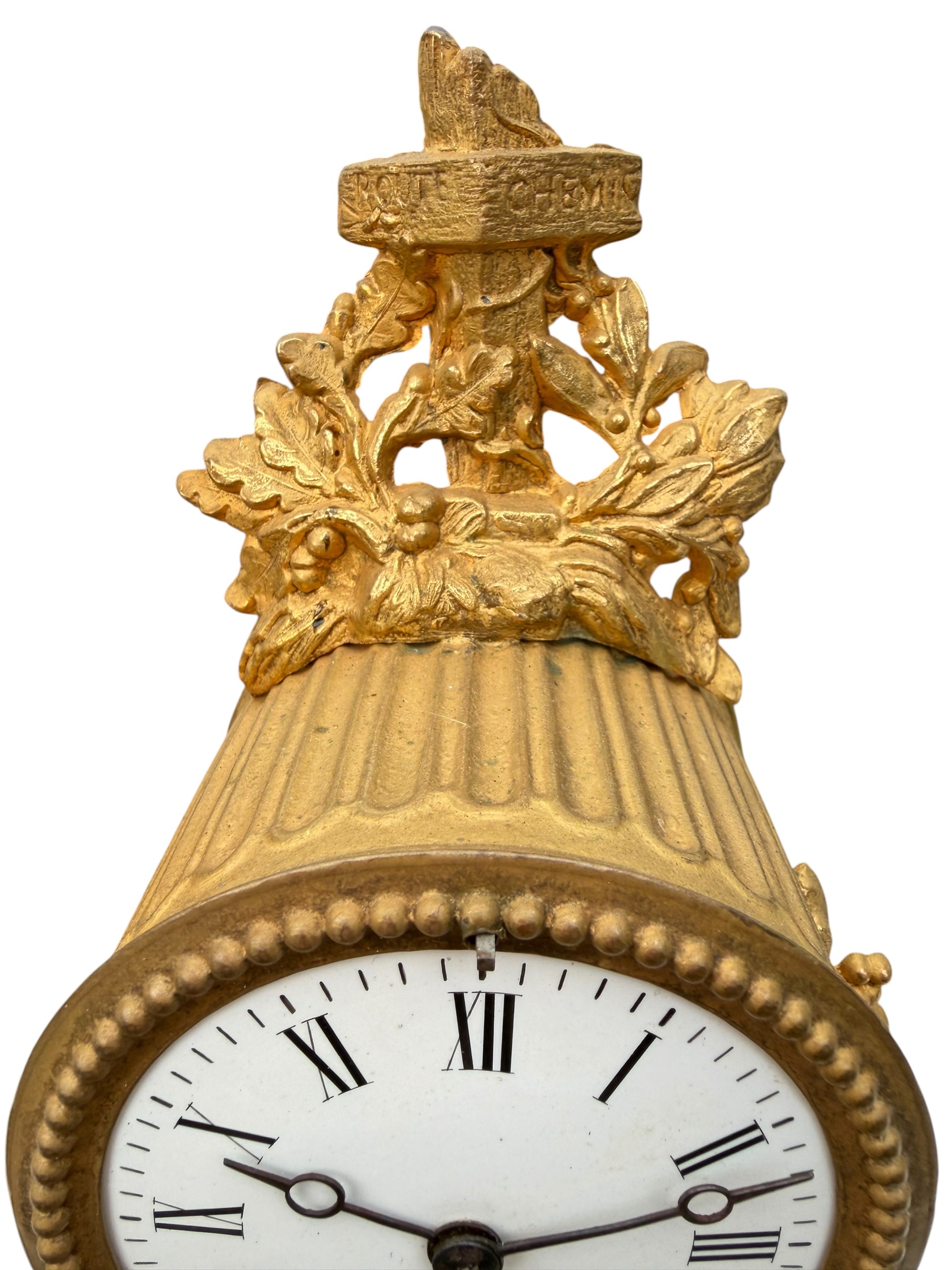 Gilt French Clock