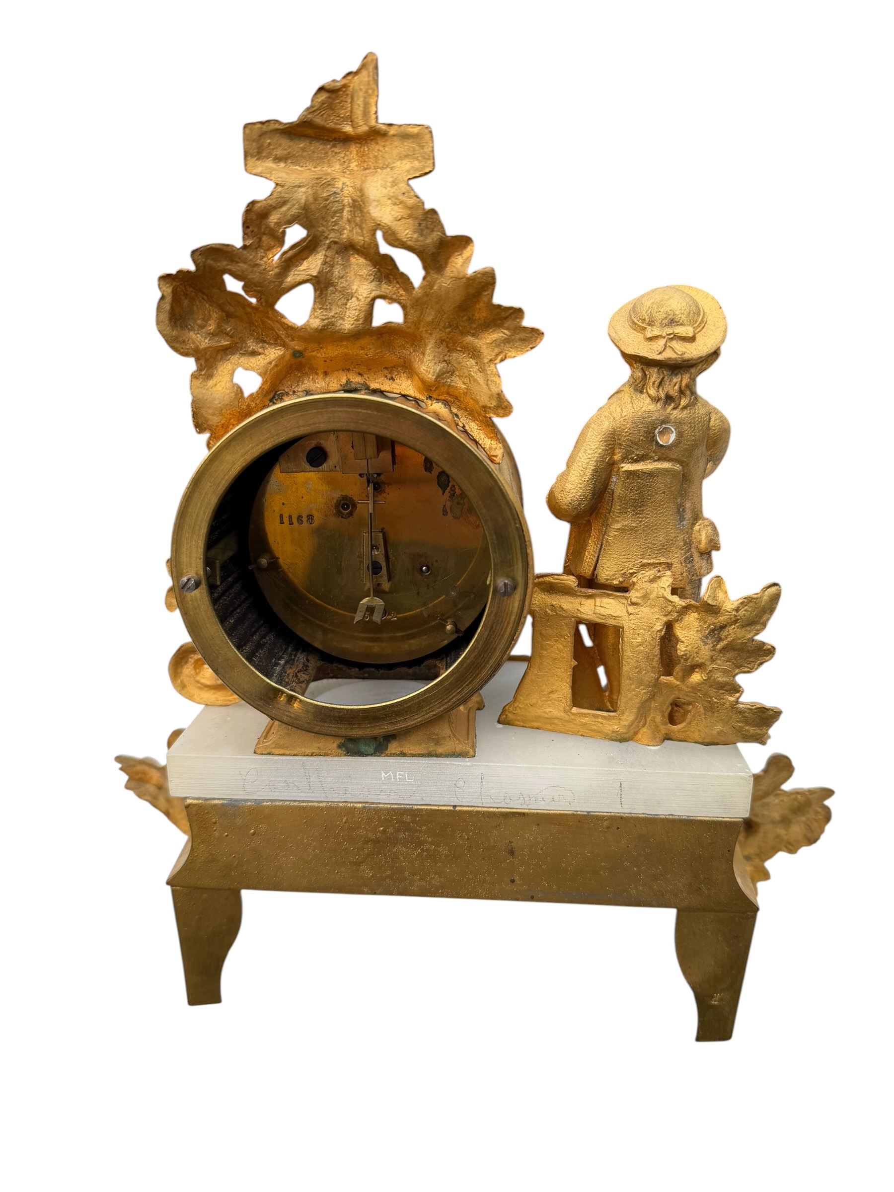 Gilt French Clock