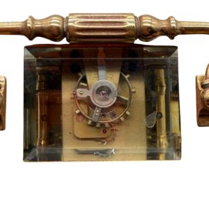 Fret work carriage clock
