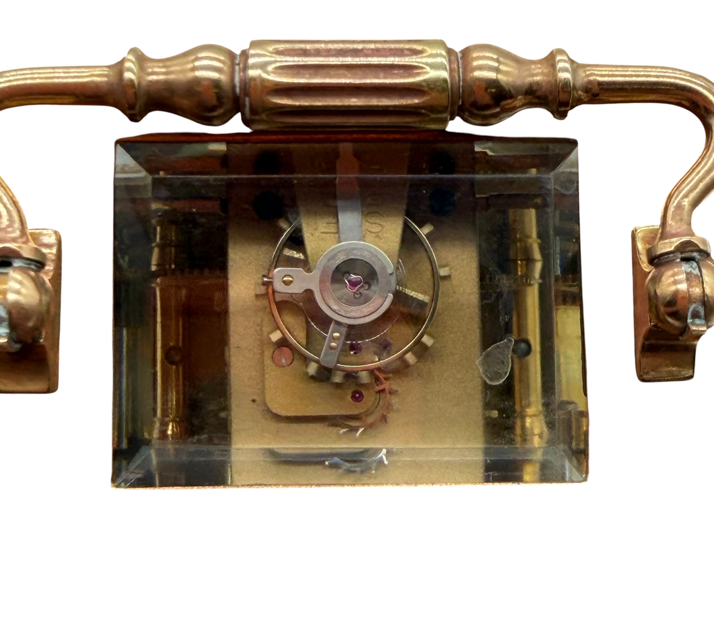 Fret work carriage clock