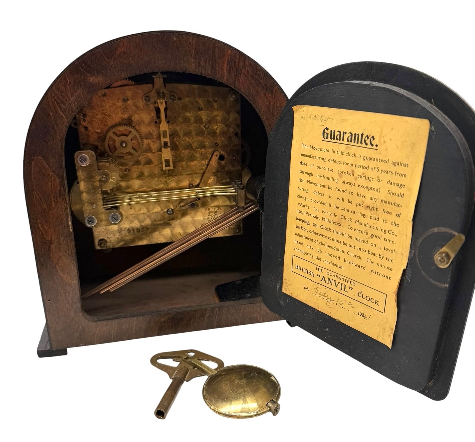 Westminster Chime Mantel Clock